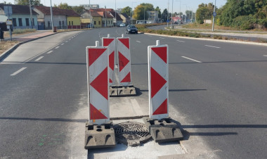 Helyreállítási munkálatokat végeznek a Móricz Zsigmond utcán