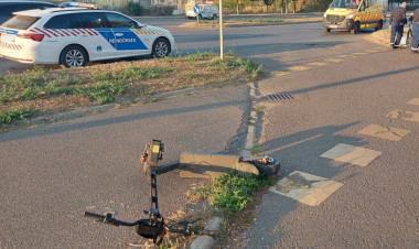 Újabb súlyos rolleres baleset történt Nyíregyháza irányában