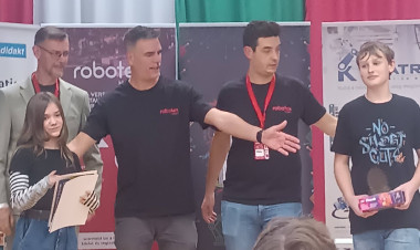 Szenzációs sikert értek el a Nyíregyházi Móricz Zsigmond Általános Iskola diákjai a Robotex Hungary 2026 versenyen
