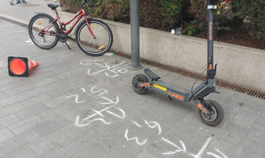 Rolleres baleset történt a Dózsa György utcában