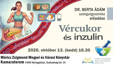 Vércukor és inzulin – fontos egészségügyi előadás Nyíregyházán