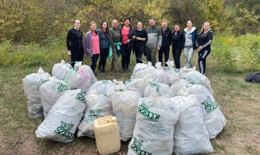 Visszatértek a Bodroghoz a Nyíregyházi Egyetem PET-kupásai – 22 zsák hulladékot gyűjtöttek
