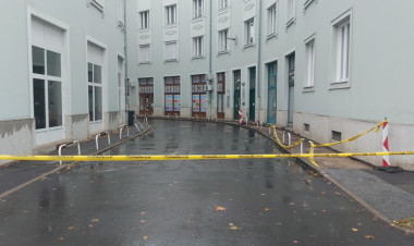 Teljes útlezárás van érvényben a Luther utcában