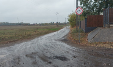 Teherautók behajtását korlátozzák Nyírjes tanyán