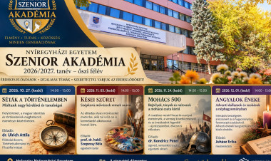 Séták a történelemben – kedden folytatódik a Szenior Akadémia a Nyíregyházi Egyetemen