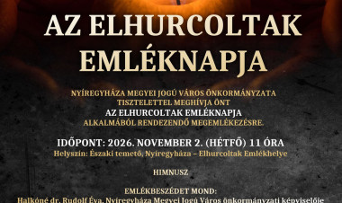 Akiket elhurcoltak, de soha nem feledtek – megemlékezést tartanak Nyíregyházán
