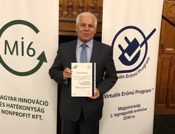 Újabb elismerés Nyíregyházának – Átadták a Virtuális Erőmű Program pályázatának díjait