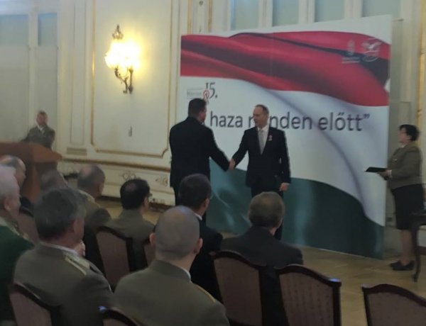 Kitüntették Nyíregyháza alpolgármesterét, dr. Ulrich Attilát a Stefánia Palotában