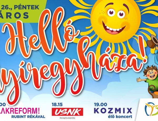 Helló Nyíregyháza! – Április végén ismét felpezsdül Nyíregyháza belvárosa