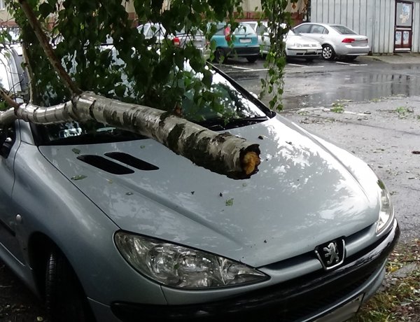 Szerte a városban okozott károkat a jelentős jégesővel lecsapó csütörtöki vihar – Fotók!