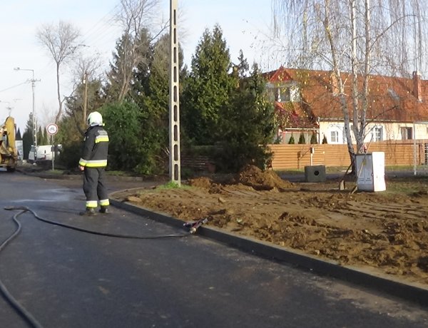 Gázvezeték sérült meg a Korányi Frigyes utcán – A szakemberek helyreállították a vezetéket