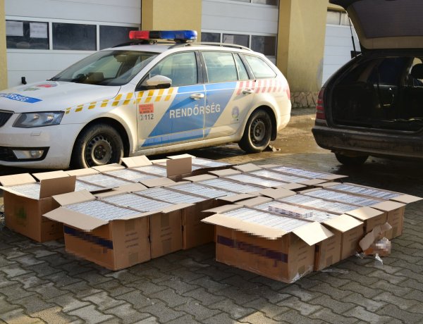 Közel tizennyolcmillió forint értékű csempészett cigaretta  