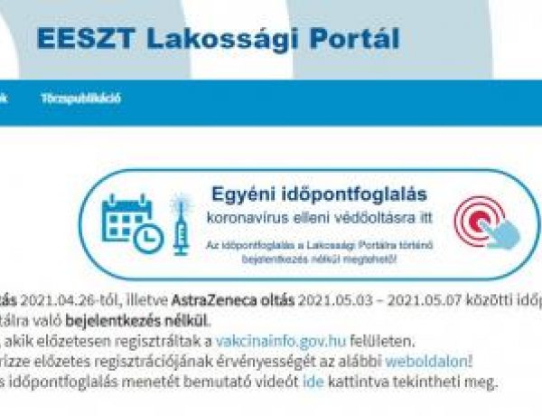 Szombat reggeltől újra lehet foglalni időpontot Sinopharm és AstraZeneca oltásra