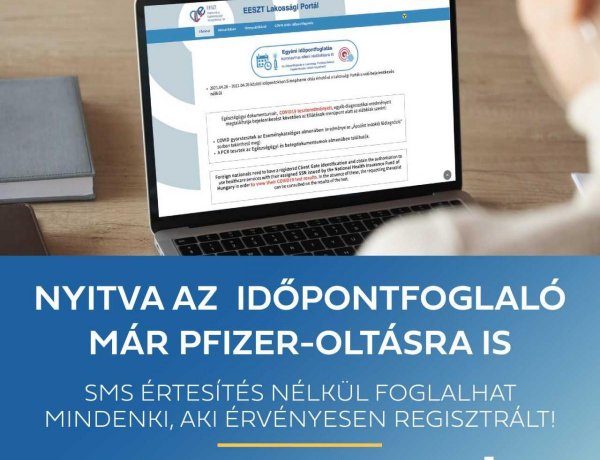 György István: a regisztráltak már sms-értesítés nélkül is foglalhatnak Pfizert