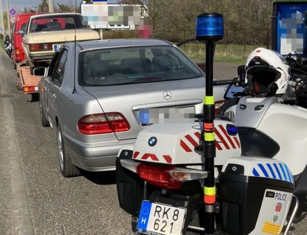 Lezárt ügy: kiszűrték a forgalomból a motoros rendőrök Nyíregyházán