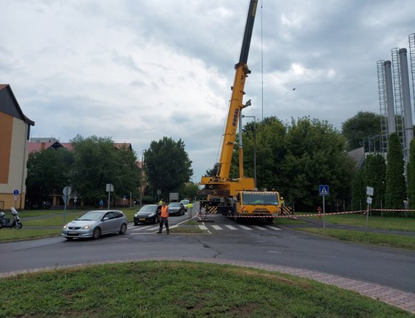 Korszerűsítési munkálatokat végez a Nyírtávhő a Család utcai központjánál