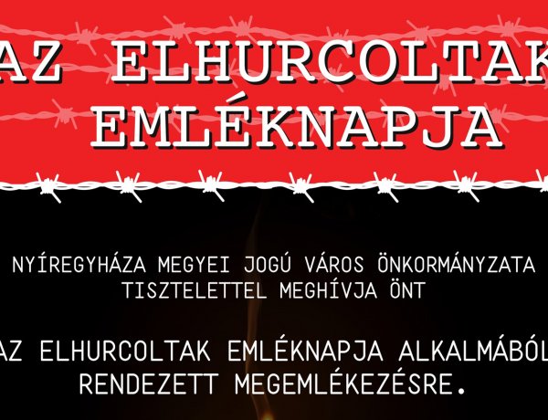 Megemlékezés az Elhurcoltak Emléknapja alkalmából november 4-én, Nyíregyházán