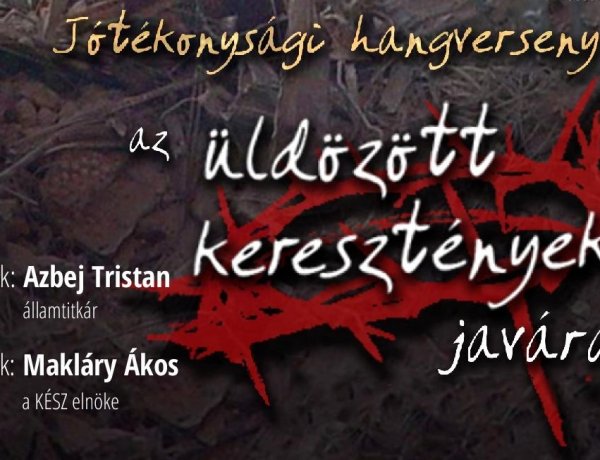 Jótékonysági koncertet szervez a KÉSZ nyíregyházi csoportja az üldözött keresztények megsegítése céljából
