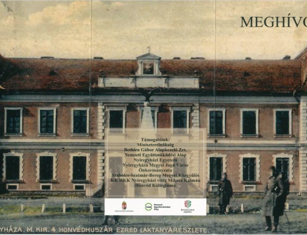 A Nemzeti Hadseregtől a Magyar Királyi Honvédségig - konferencia a Nyíregyházi Egyetemen 