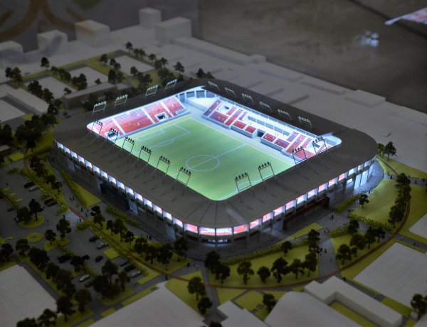 Alapkőletétel - Épül az új Városi Stadion! 