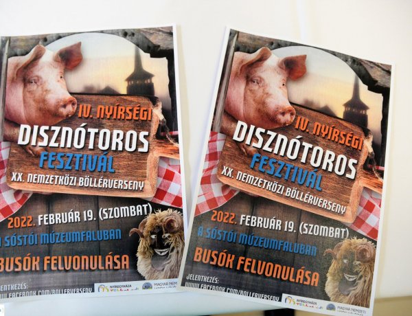 IV. Nyírségi Disznótoros Fesztivál és XX. Nemzetközi Böllérverseny a Sóstói Múzeumfaluban