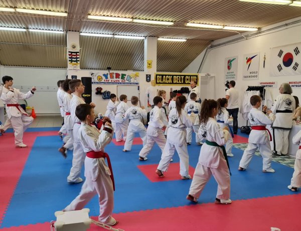 Első fekete öves vizsga a Nyíregyházi Taekwondo Sport Klubban