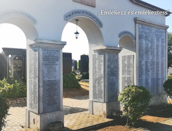 "Emlékezz és emlékeztess" - Mártír megemlékezés a zsidó temetőben