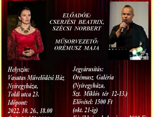 Ünnepi műsor a Magyar Operett Napjának tiszteletére