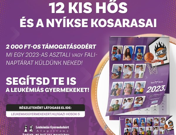 Beteg gyerekeket segítenek a kosarasok