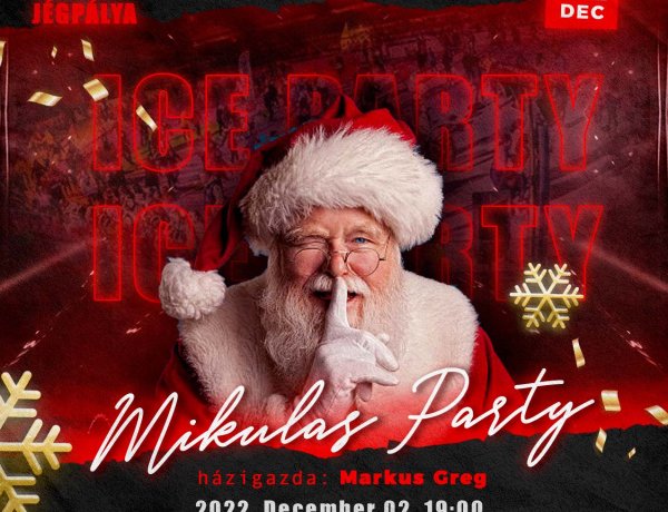 December 2-án Mikulás Party a Városi Jégpályán 