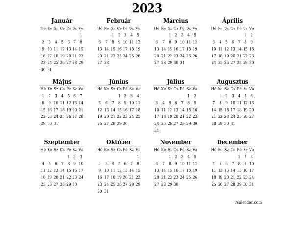 Ha már a szabadságot tervezné: így alakulnak a hosszú hétvégék 2023-ban!