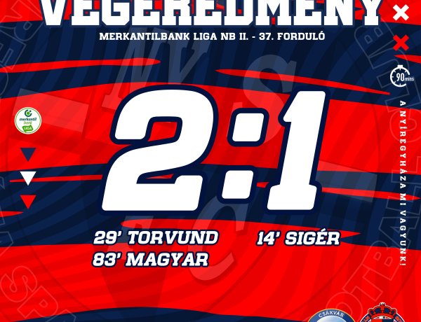 Vereség Csákváron