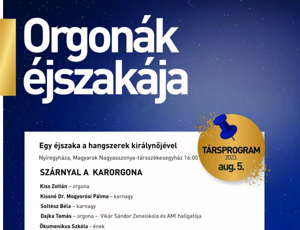 Egy éjszaka a hangszerek királynőjével