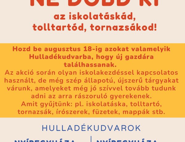 Ami nekünk felesleges, az másnak még kincset ér!