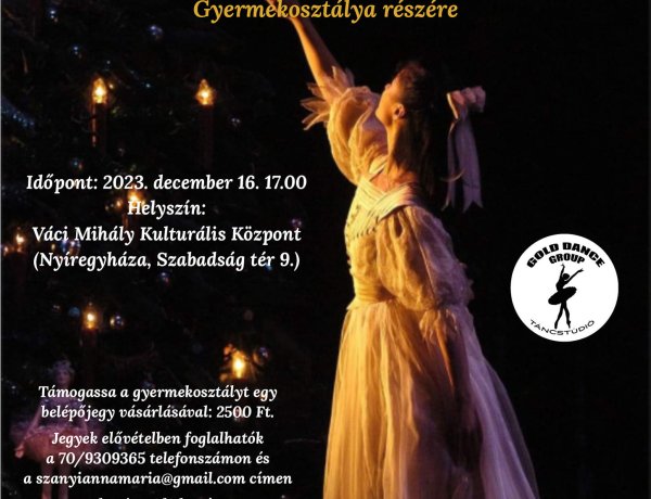 Jótékonysági koncert a Váci Mihály Kulturális Központban