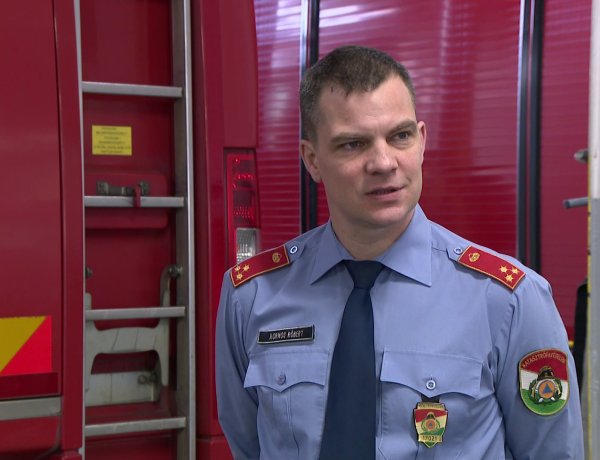 Az Év tisztje lett Kormos Róbert tűzoltó százados