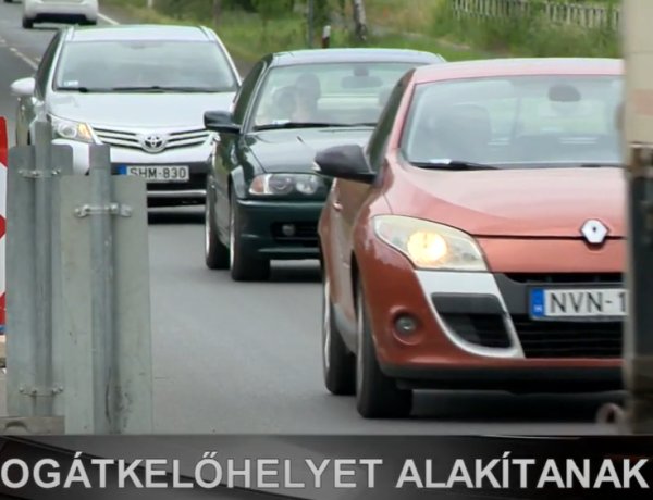 Kőlapos – Rég várt beruházás valósul meg egy gyalogátkelőhely kialakításával