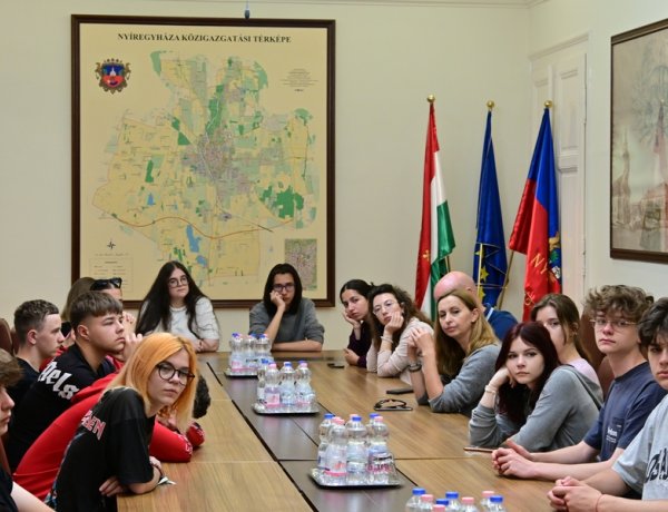 Az Erasmus+ mobilitási program keretében cserediákok érkeztek Nyíregyházára