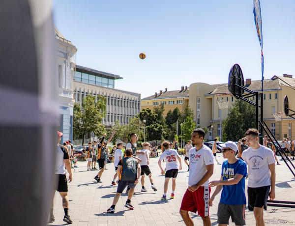 Streetball a Kossuth téren