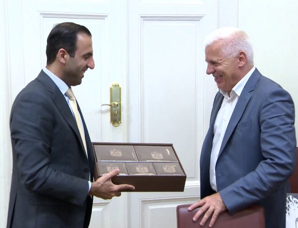 Az arab nagykövetet fogadták a városházán