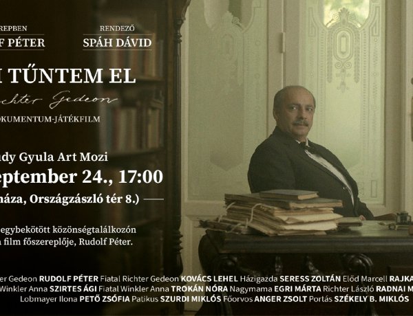 Filmvetítés, közönségtalálkozó, Rudolf Péter – a közelgő Richter Egészségvárost népszerűsítették Nyíregyházán