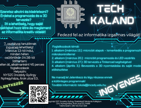 Ha érdekli a programozás és a 3D tervezés, itt a helye!