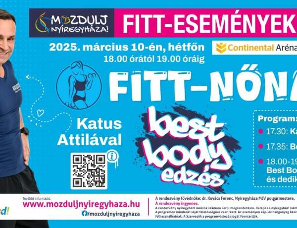 Hétfőn jön Katus Attila, és megmozgatja a nyíregyháziakat! 