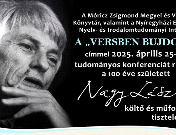 "A versben bujdosó" - Az irodalomkedvelők napja lesz a péntek