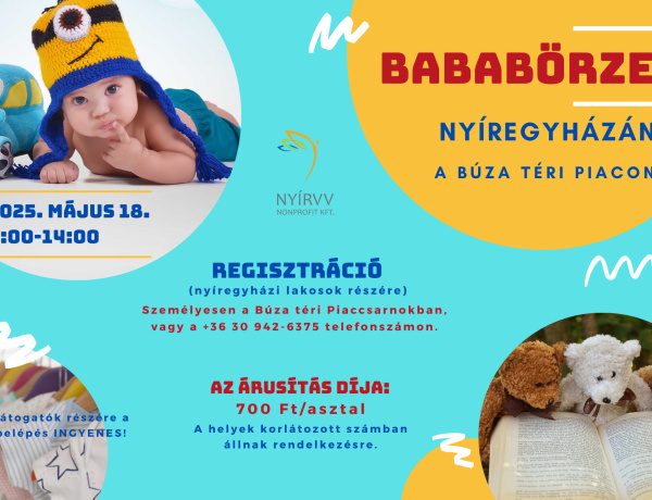 Bababörze - Májusban ismét a Búza téri piacon várjék az eladókat és a vevőket