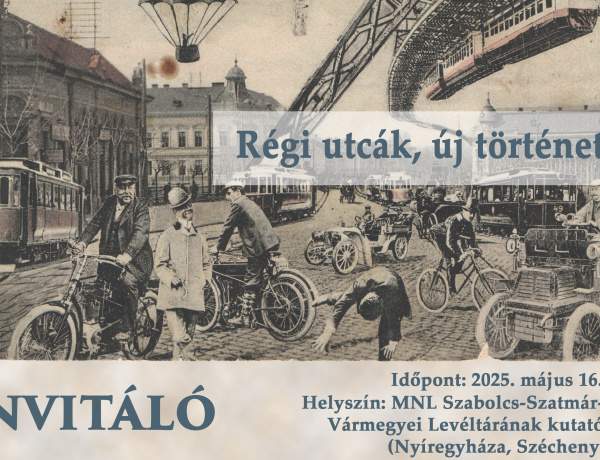 Régi utcák, új történetek - A városnapon szervez programot a levéltár