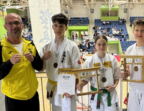 Nyíregyházi sikerek a Kyokushin Karate Diákolimpia országos döntőjében!