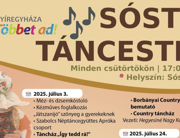 Táncestek Sóstón - Vérpezsdítő szórakozást kínálnak turistáknak és nyíregyháziaknak!