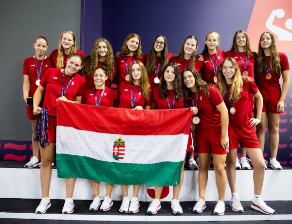 Nyíregyházi nevelésű vízilabdázó nyakában is EB bronz az U16-os magyar válogatott tagjaként!