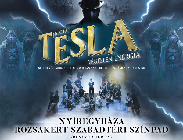 Tesla a Rózsakertben - Kautzky Armand, Lux Ádám, Gerner Csaba és Mikola Gergő szereplésével kel életre